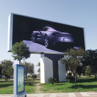 Leadleds Large Billboard Led Sign Super Brightness Waterproof Ad Message Board, 8.4 x 2.1 Ft