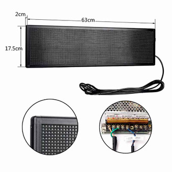 Leadleds Smart Led Display Programmable by Phone Tablet for Advertising Notice, 3 Colors