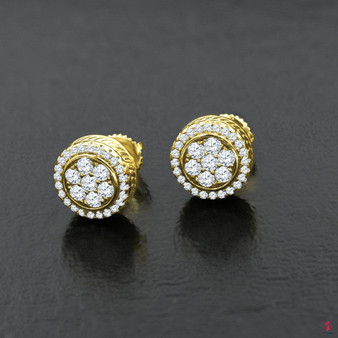 DEBONAIR Screw Back Earrings