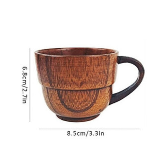160ml Primitive Coffee or Tea Mug - Handmade of Natural Wood