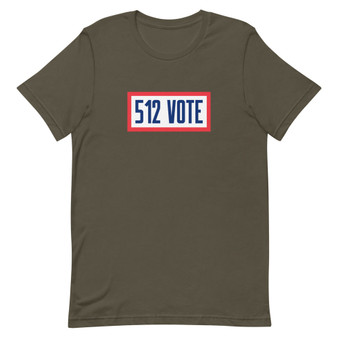 512 Vote Austin, Texas Unisex T-Shirt - Multiple Colors