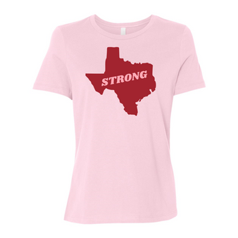 Texas Strong Women's T-Shirt Red Brick - Multiple Colors