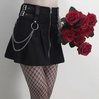 Rock Chain Mini Skirt