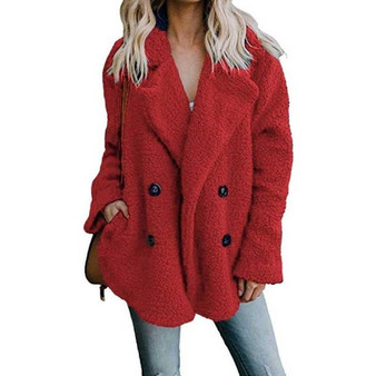 Faux Fur Oversized Thick Warm Plush Coat