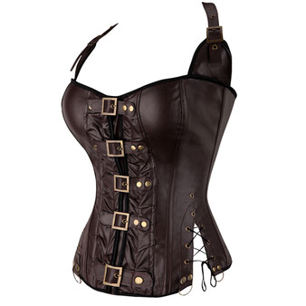 Steampunk Buckle Corset