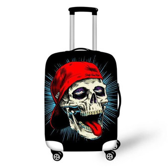 Travel Luggage Protective Skull Cover