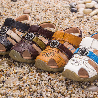 Boys Summer Soft Leather Sandals