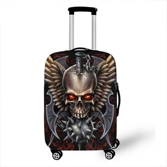 Rock Skull Suitcase Cover