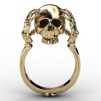 Stainless Steel Claw Skull Ring