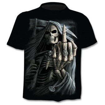 Summer 3D Skull Tshirt