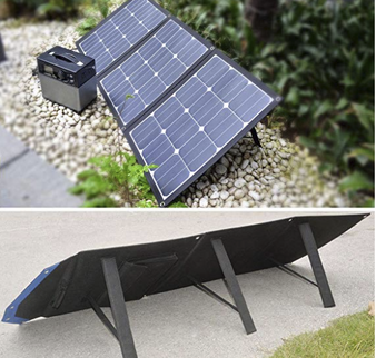 Foldable Solar Panel Suitcase - 105W - With 10A Controller