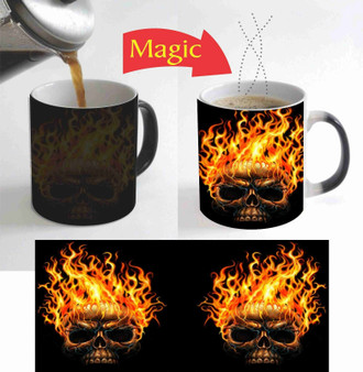 Magic Color Changing Skull Mugs