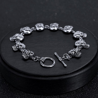 Skeleton Biker Bracelet