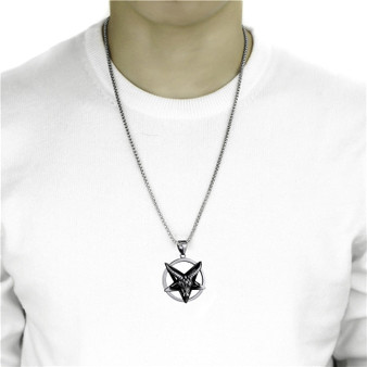 Pentagram Goat Necklace
