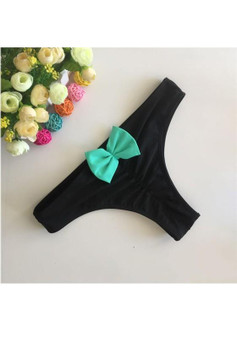 Black Bow Fashion Swimwear