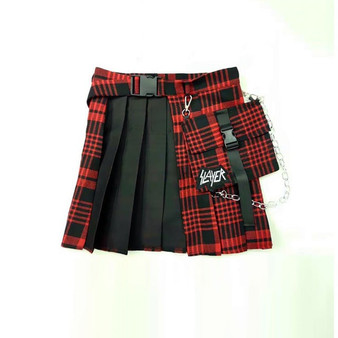 Rock Red Plaid Shorts