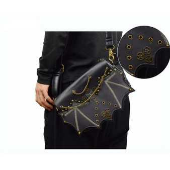 Punk Gothic  Messenger Shoulder Bag