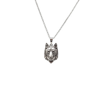 Wolf Head Pendant