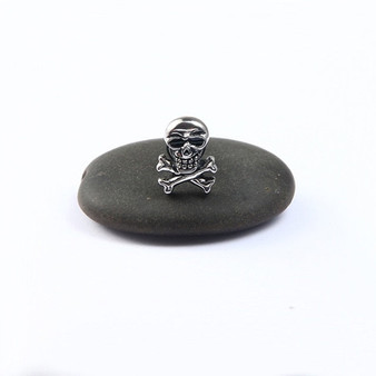 1PC Punk Skeleton Screw Studs Earring For Women Men Gothic   Color Skull Earring Hip Hop Ear Stud Vintage Jewelry E622