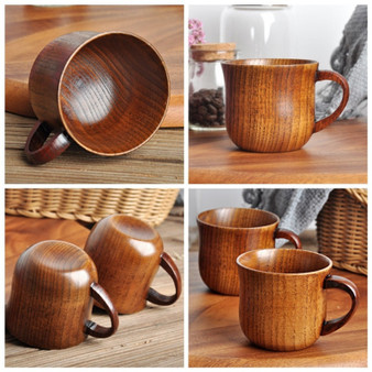 Handmade Wooden Cup (One Piece)