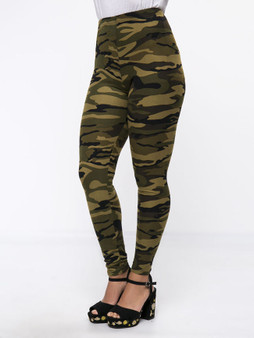 Casual Camouflage Slim-Leg Legging