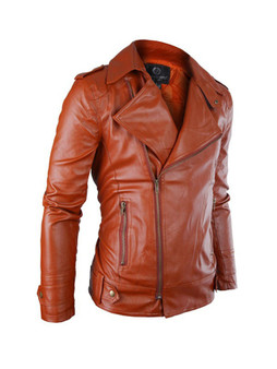 Casual Leather Men Motorcycle Jacket