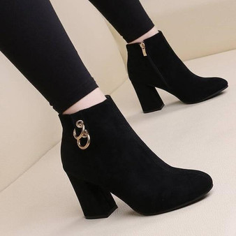 High Suede Heels