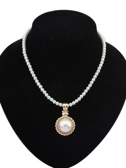 Casual Elegant Pearl Bead Necklace