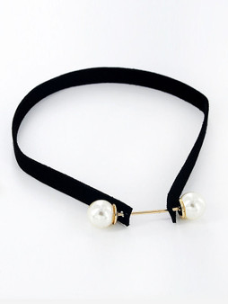 Casual Pearl Choker Necklace