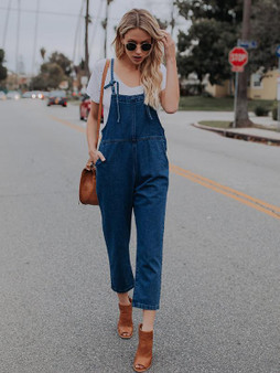 Fashion Long Jean Overalls Jumpsuits