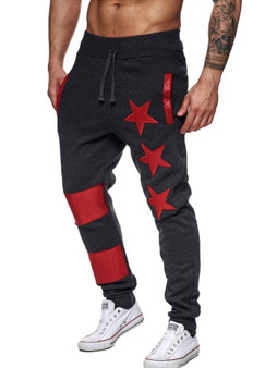 Casual Men Star Printed Casual Pant