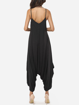 Casual Plain Loose Fitting Modern Awesome Jumpsuits
