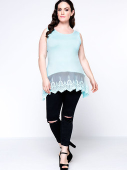 Casual Lovely Basic Patchwork Hollow Out Plain Plus Size T-Shirt
