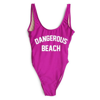 DANGEROUS BEACH One Piece Swimsuit