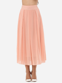 Casual Plain Captivating Maxi-skirt