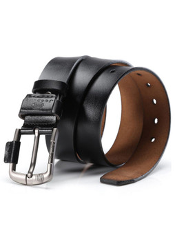 Casual Men PU Leather Belt Retro Wild Casual Pin Buckle Belt