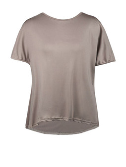Casual Basic Round Neck Plain Short Sleeve T-Shirt
