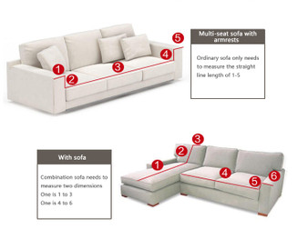 Simple Moods Sofa Slipcovers for 1-4 Seater & Sectional Sofas