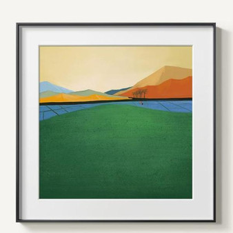 Vista Mountains Abstract Canvas Prints Collection