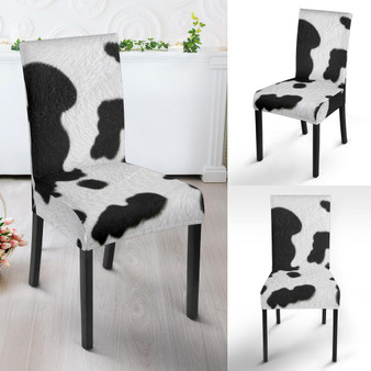 Cow Print Dining Chair Slip Cover