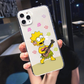 Funny Simpson Eat Apple Logo Phone Cases For iPhone 11 Pro Max