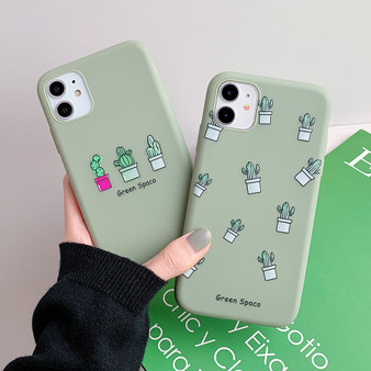 Plant Phone Case Cute Green Cactus iPhone Cases