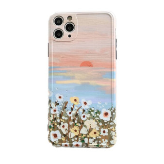 Oil Painting Art Design Floral Daisy iPhone Case