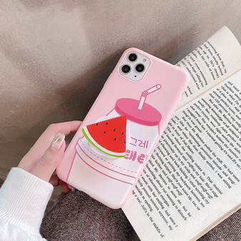 Summer Fruit Cute Cartoon Stand Holder iPhone Case