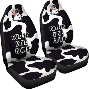 Cow Car Seat Cover (Set of 2)