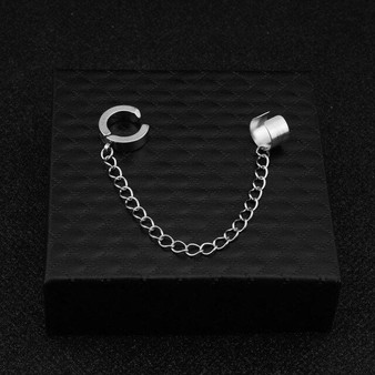 BTS Ear Chain Earring Unisex Punk Jewelry Stainless Hip Hop Earrings