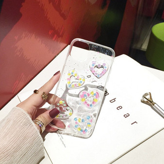 NEW 3D Cute Heart Glitter Phone Case for iPhone 11 Pro Max X XR XS MAX