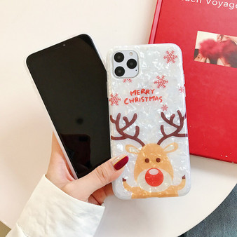 Merry Christmas Snowman Phone Case For iPhone 11 Pro Max Phone Cover