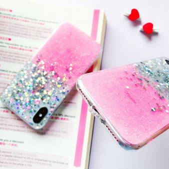 Bling Sequins Glitter Phone Case for iPhone New Cute Transparent Case