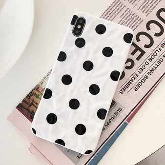 Cute Polka dot  Smooth Soft Phone Case For iphone 11/11Pro/ 11Pro Max